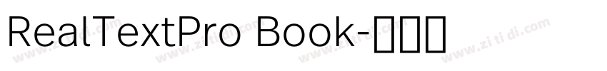 RealTextPro Book字体转换